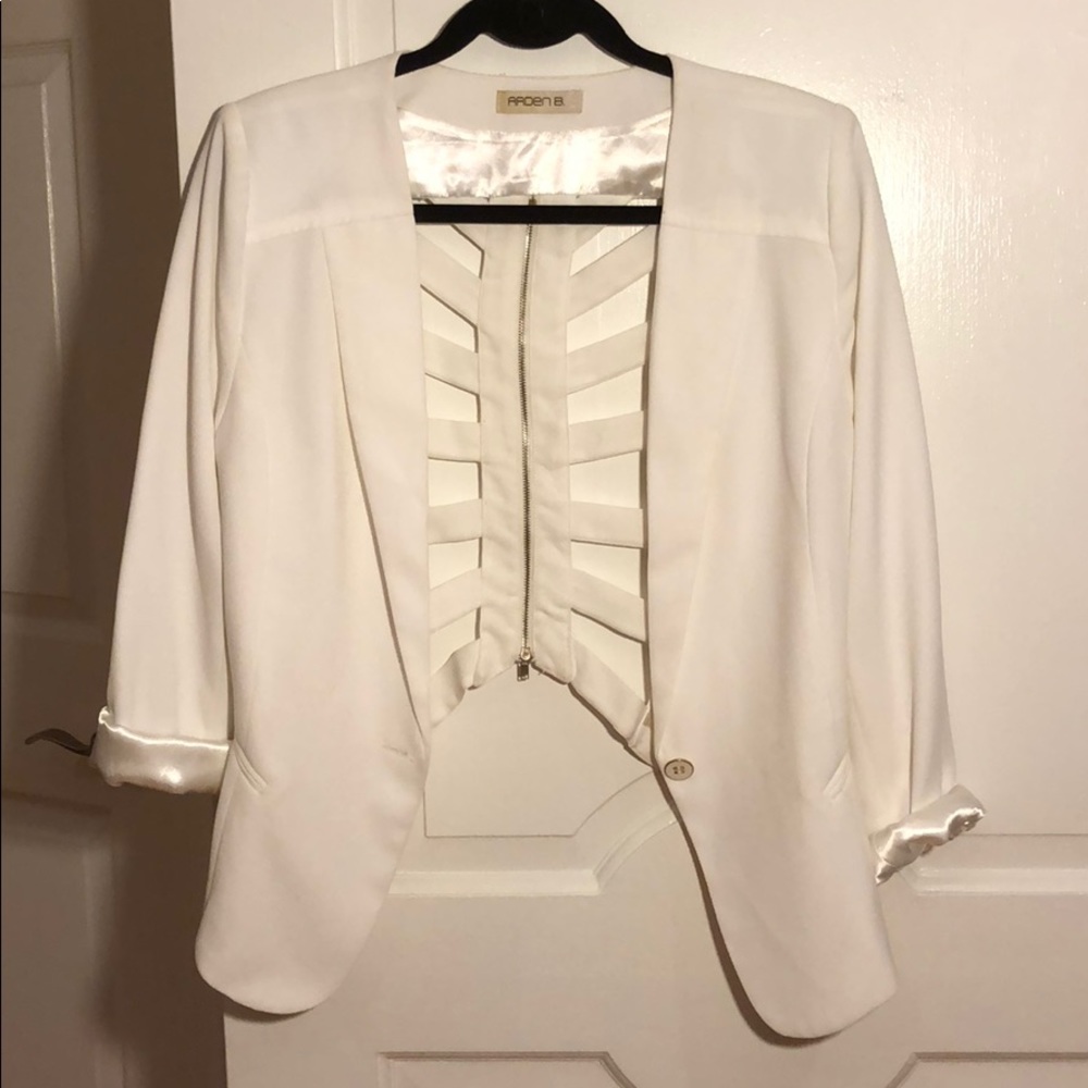 Arden B Skeletal Back Blazer